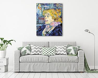 Miss Dolly portréja (vászonkép) - vászonkép, falikép otthonra és irodába
