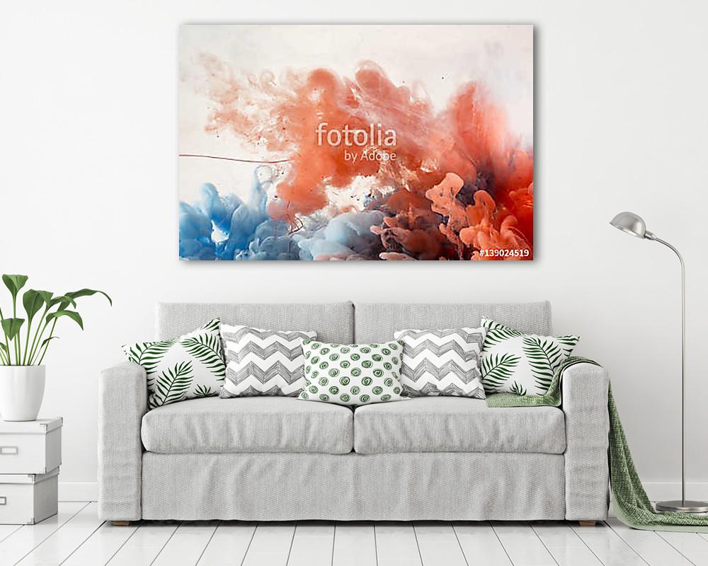 Abstract Paint in Water Background - vászonkép, falikép vásárlás Abstract Paint in Water Background (vászonkép) - vászonkép, falikép otthonra és irodába