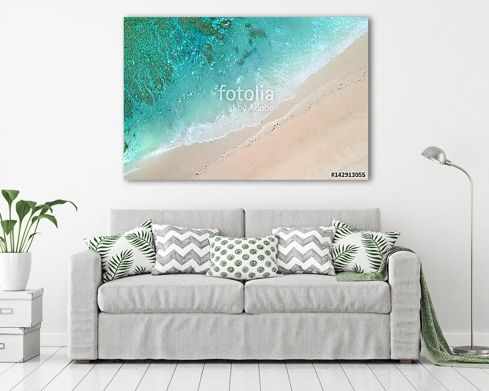 Wellen am Strand - vászonkép, falikép vásárlás Wellen am Strand (vászonkép) - vászonkép, falikép otthonra és irodába