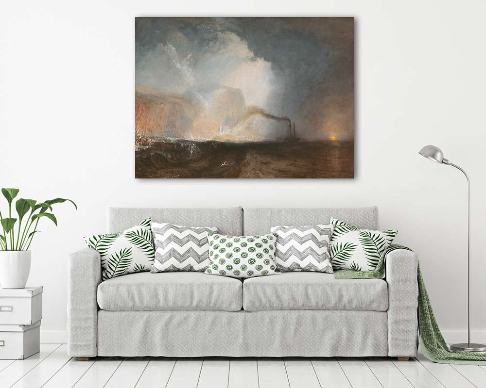 A Fingal-barlang (keretezett kép) - vászonkép, falikép otthonra és irodába