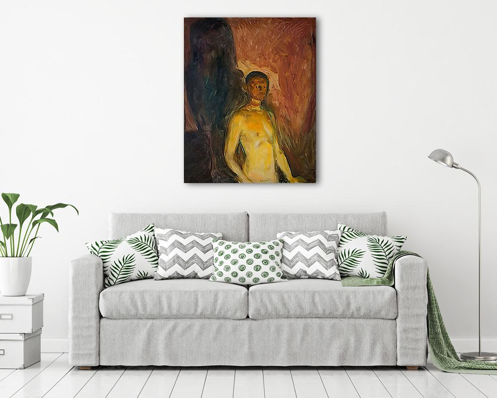 Önarckép a pokolban (vászonkép) - vászonkép, falikép otthonra és irodába