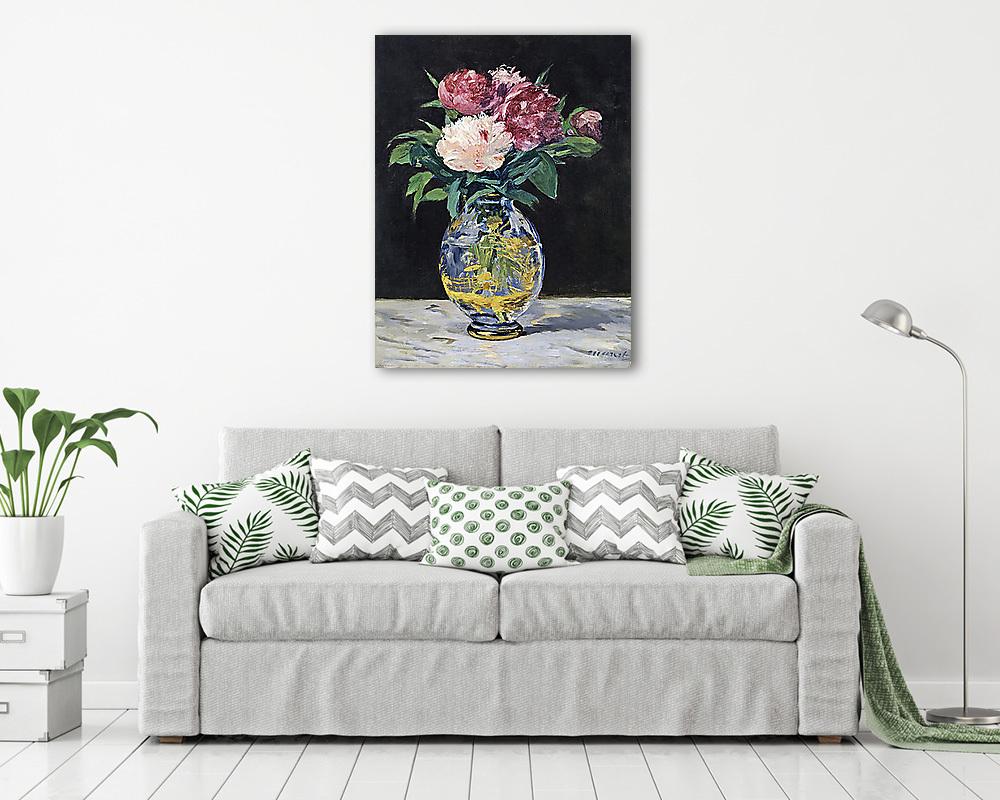 Pünkösdi rózsák vázában - vászonkép, falikép vásárlás Pünkösdi rózsák vázában (poszter) - vászonkép, falikép otthonra és irodába