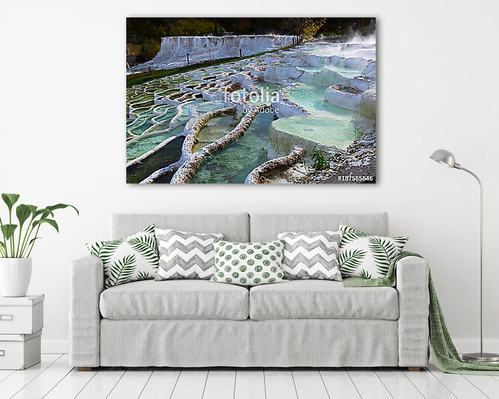 Illusztráció a színes gyógyfürdő Egerszalók - vászonkép, falikép vásárlás Illusztráció a színes gyógyfürdő Egerszalók (vászonkép) - vászonkép, falikép otthonra és irodába