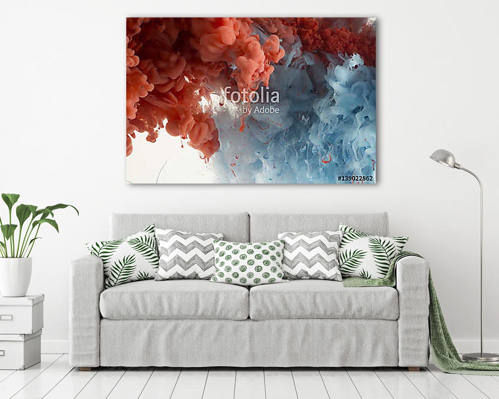 Abstract Paint in Water Background - vászonkép, falikép vásárlás Abstract Paint in Water Background (vászonkép) - vászonkép, falikép otthonra és irodába