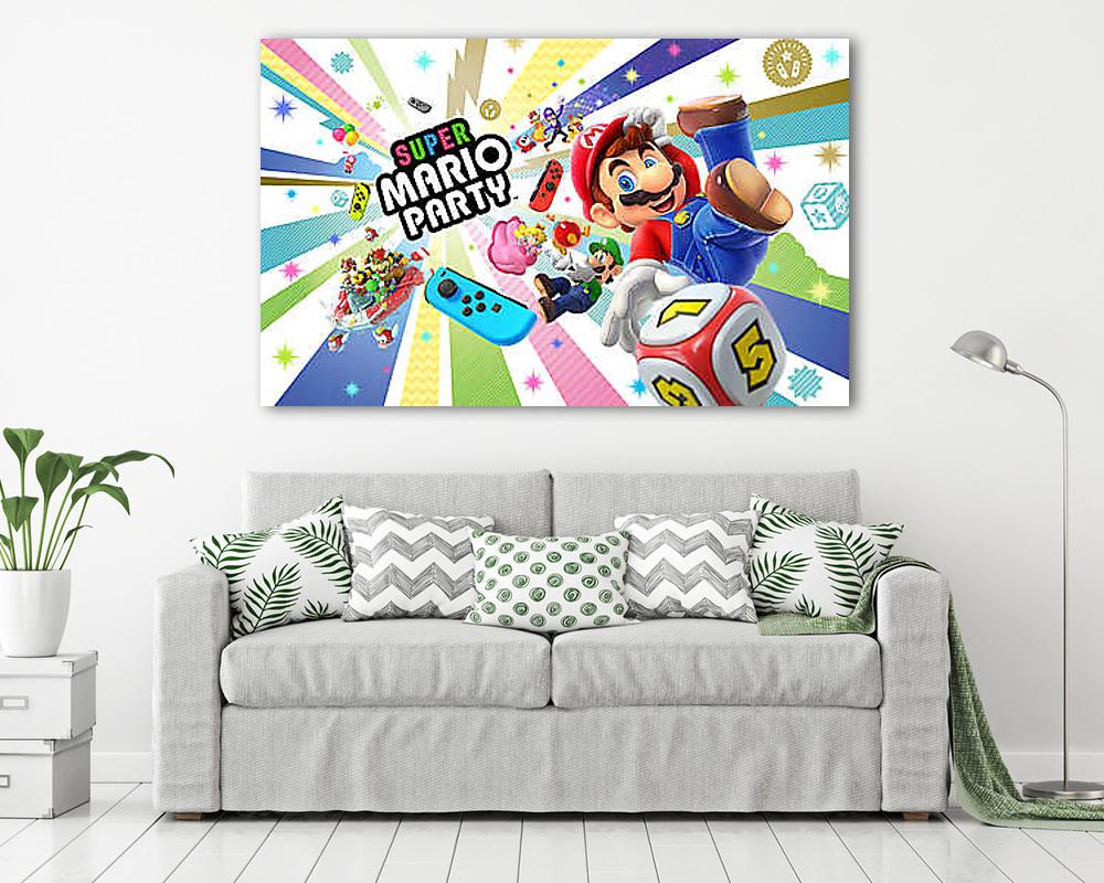 Super Mario Party (vászonkép) - vászonkép, falikép otthonra és irodába