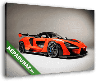 McLaren Senna - semleges háttérrel - vászonkép 3D látványterv