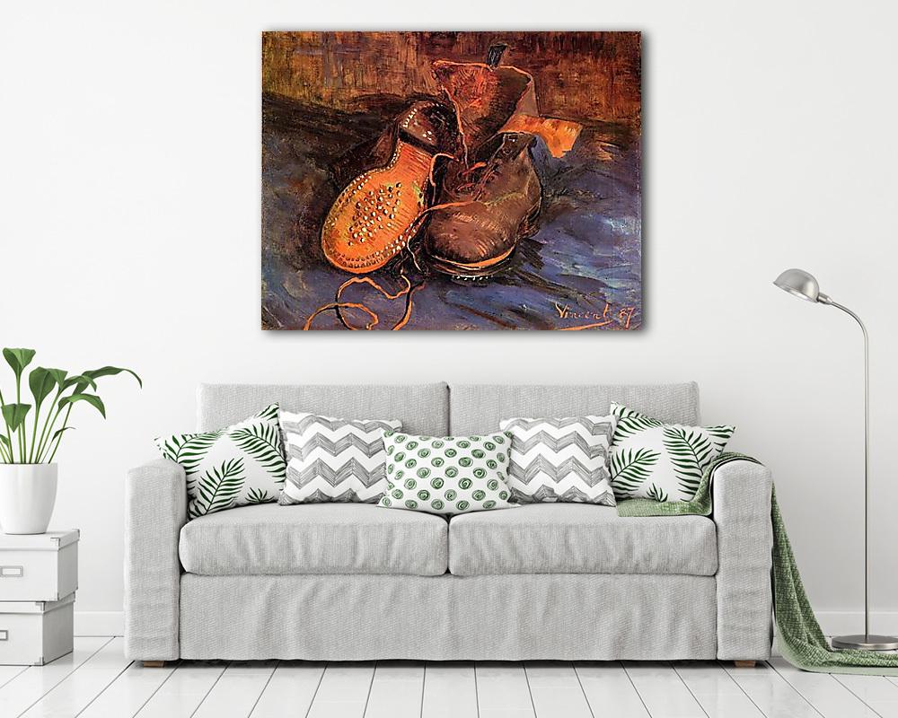 Egy pár cipő (1887) (poszter) - vászonkép, falikép otthonra és irodába