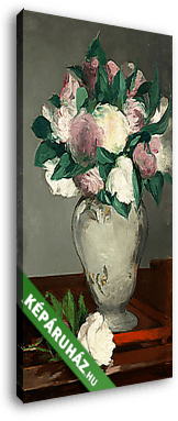 Pünkösdi rózsák vázában - vászonkép 3D látványterv