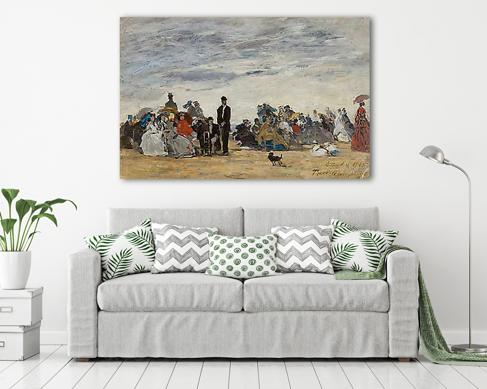 Tengerpart Trouville-nál (fotótapéta) - vászonkép, falikép otthonra és irodába