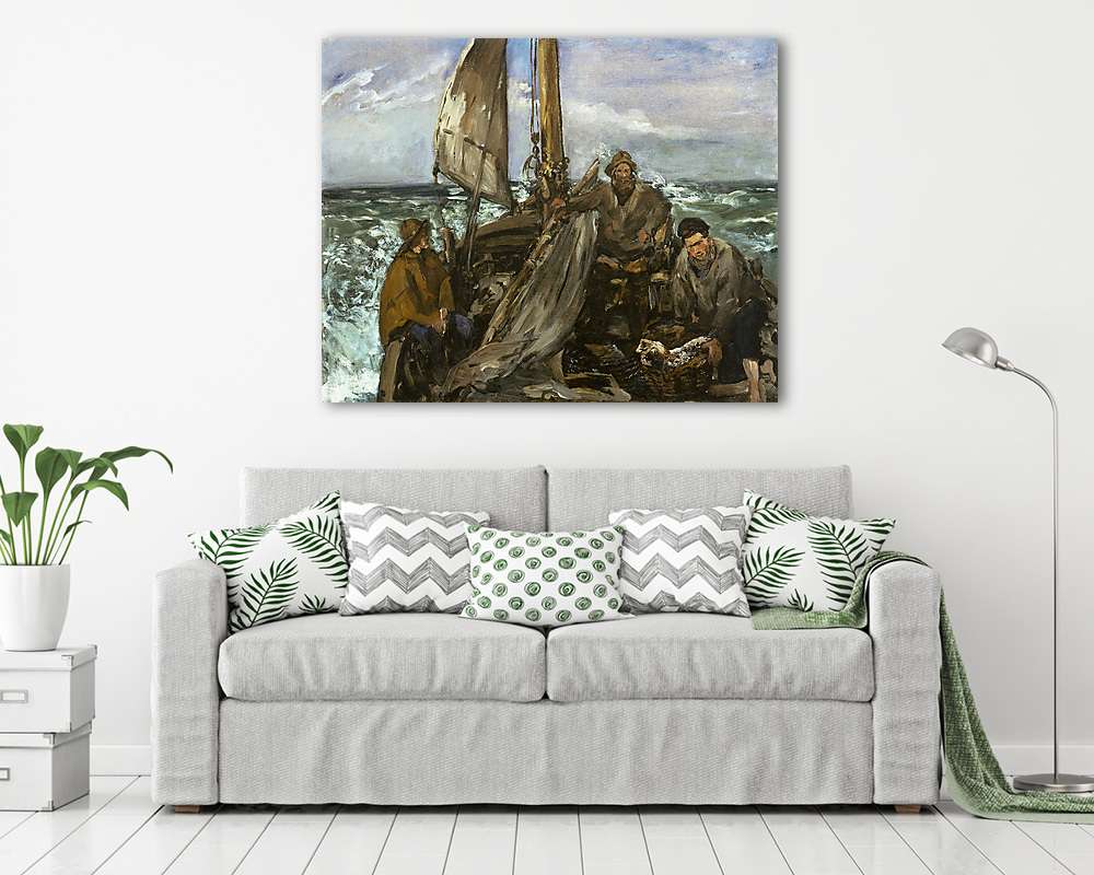 Halászok a tengeren (bögre) - vászonkép, falikép otthonra és irodába
