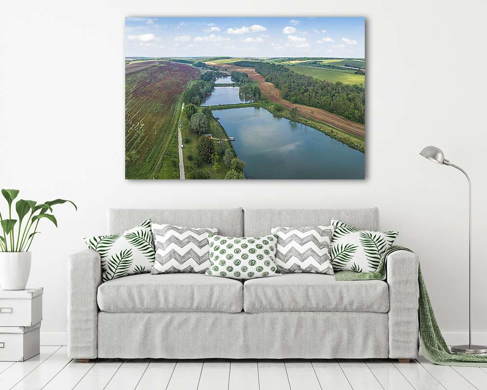 Gerézdi halastavak - vászonkép, falikép vásárlás Gerézdi halastavak (vászonkép) - vászonkép, falikép otthonra és irodába