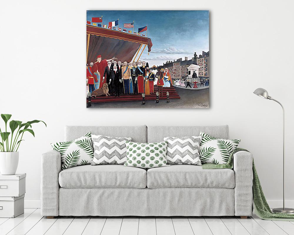 Külföldi hatalmak képviselői köszöntik a Köztársaságot (fotótapéta) - vászonkép, falikép otthonra és irodába