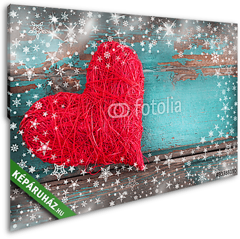 Karácsonyi dekoráció - vászonkép 3D látványterv