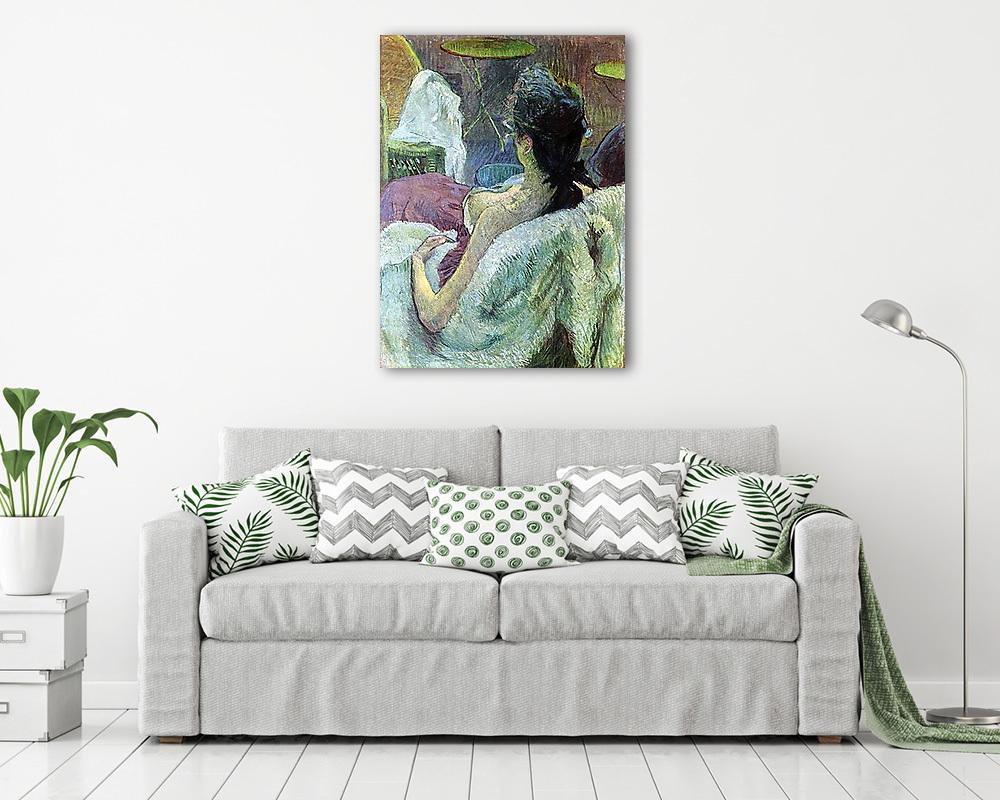 Pihenő modell (keretezett kép) - vászonkép, falikép otthonra és irodába