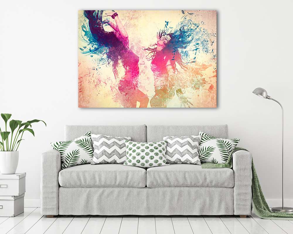 disco disco 09 / moving splash (poszter) - vászonkép, falikép otthonra és irodába