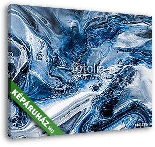 Creative abstract hand painted background, wallpaper, texture, close-up fragment of acrylic painting on canvas with brush stroke - vászonkép 3D látványterv