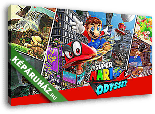 Super Mario Odessy - official poster (horizontal) - vászonkép 3D látványterv