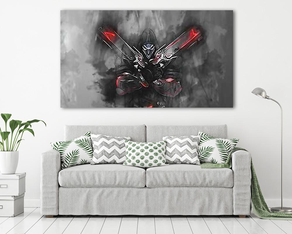 Overwatch - Reaper (vászonkép) - vászonkép, falikép otthonra és irodába