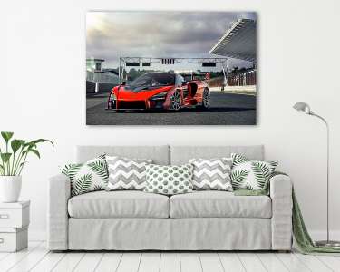 McLaren Senna 2019 - a griden (vászonkép) - vászonkép, falikép otthonra és irodába