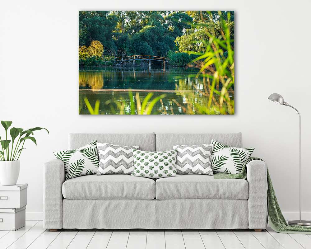 Átkelő a béke szigetére (bögre) - vászonkép, falikép otthonra és irodába