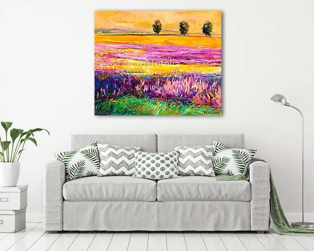 Tájkép (többrészes kép) - vászonkép, falikép otthonra és irodába