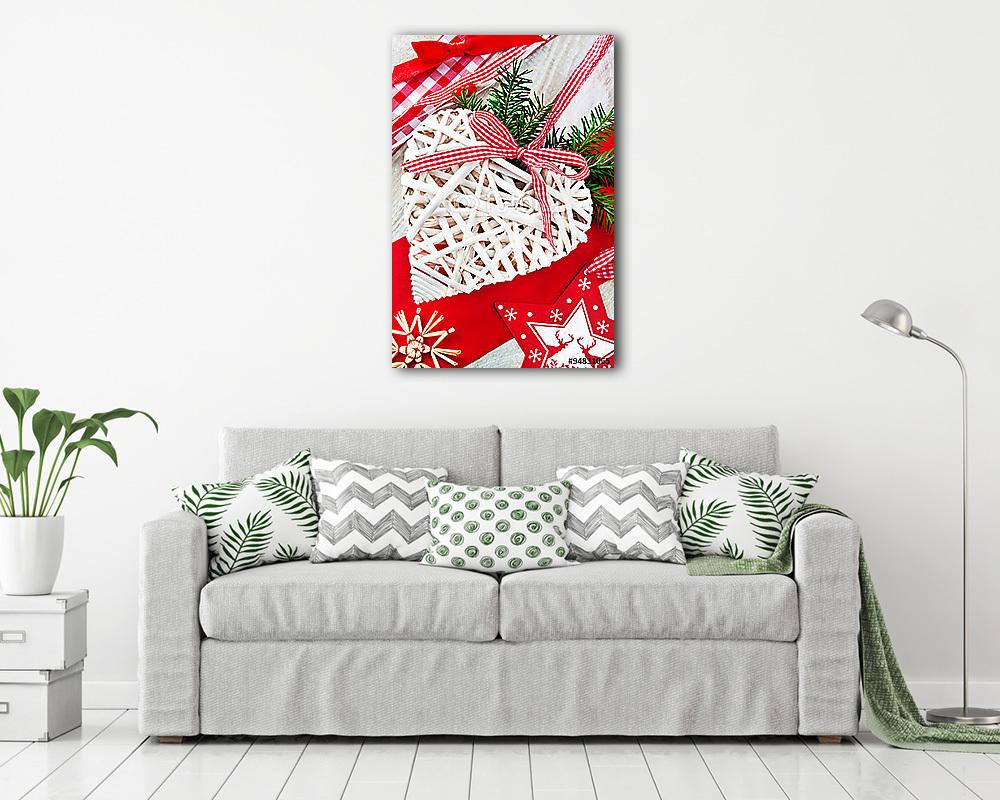 Karácsonyi dekoráció - vászonkép, falikép vásárlás Karácsonyi dekoráció (vászonkép) - vászonkép, falikép otthonra és irodába