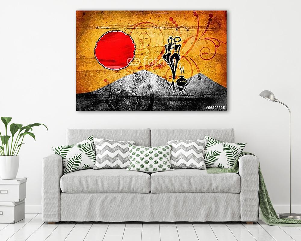 afro motívum etnikai retro vintage - vászonkép, falikép vásárlás afro motívum etnikai retro vintage (vászonkép) - vászonkép, falikép otthonra és irodába