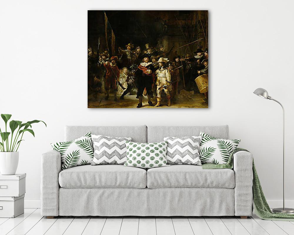 Éjjeli őrjárat (többrészes kép) - vászonkép, falikép otthonra és irodába