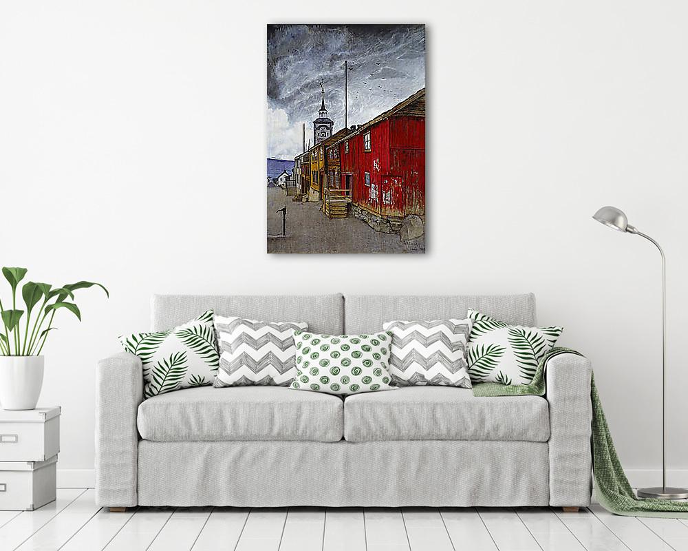 Rorosi utcakép - vászonkép, falikép vásárlás Rorosi utcakép (poszter) - vászonkép, falikép otthonra és irodába