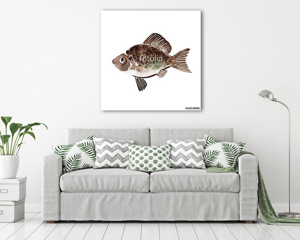 Szrucián hal   - vászonkép, falikép vásárlás Szrucián hal   (vászonkép) - vászonkép, falikép otthonra és irodába
