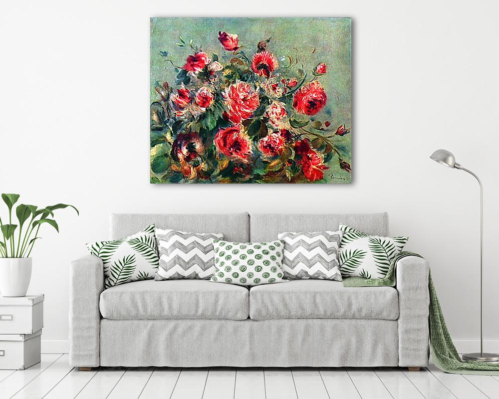 Rózsás csendélet (többrészes kép) - vászonkép, falikép otthonra és irodába