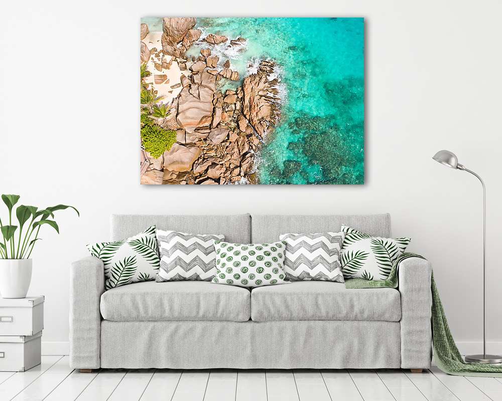 Granitfelsen am Meer - vászonkép, falikép vásárlás Granitfelsen am Meer (vászonkép) - vászonkép, falikép otthonra és irodába