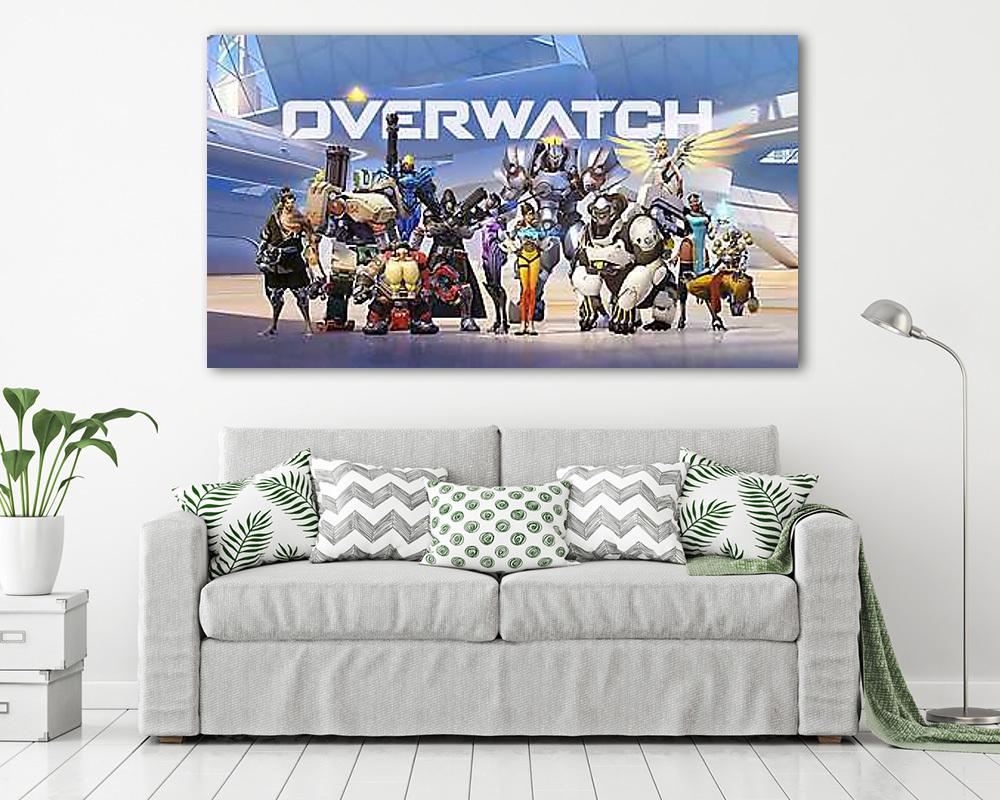 Overwatch - Team (többrészes kép) - vászonkép, falikép otthonra és irodába