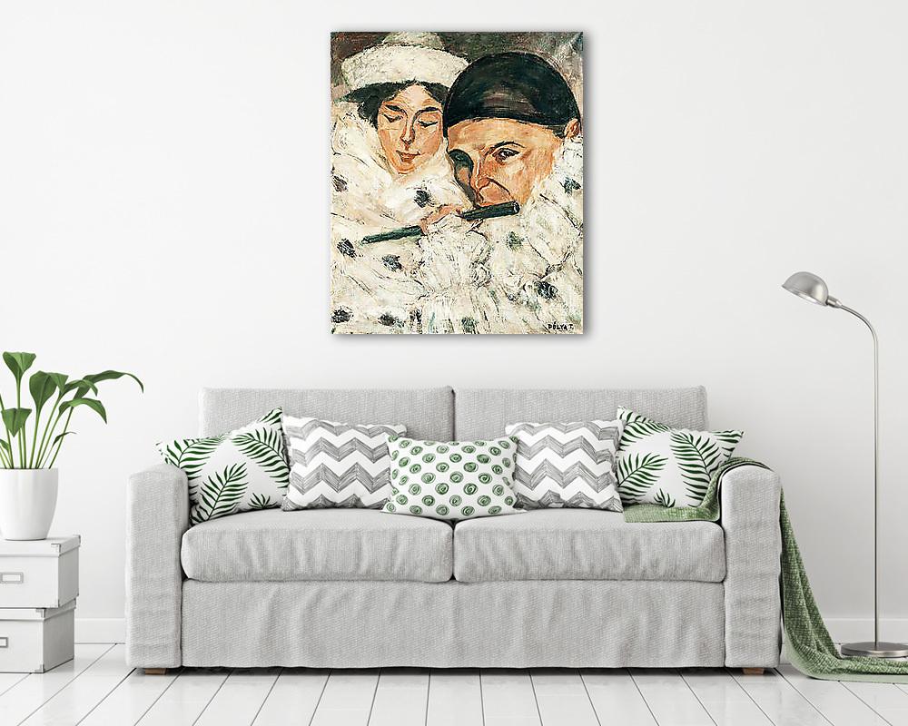 Bohócok - vászonkép, falikép vásárlás Bohócok (bögre) - vászonkép, falikép otthonra és irodába