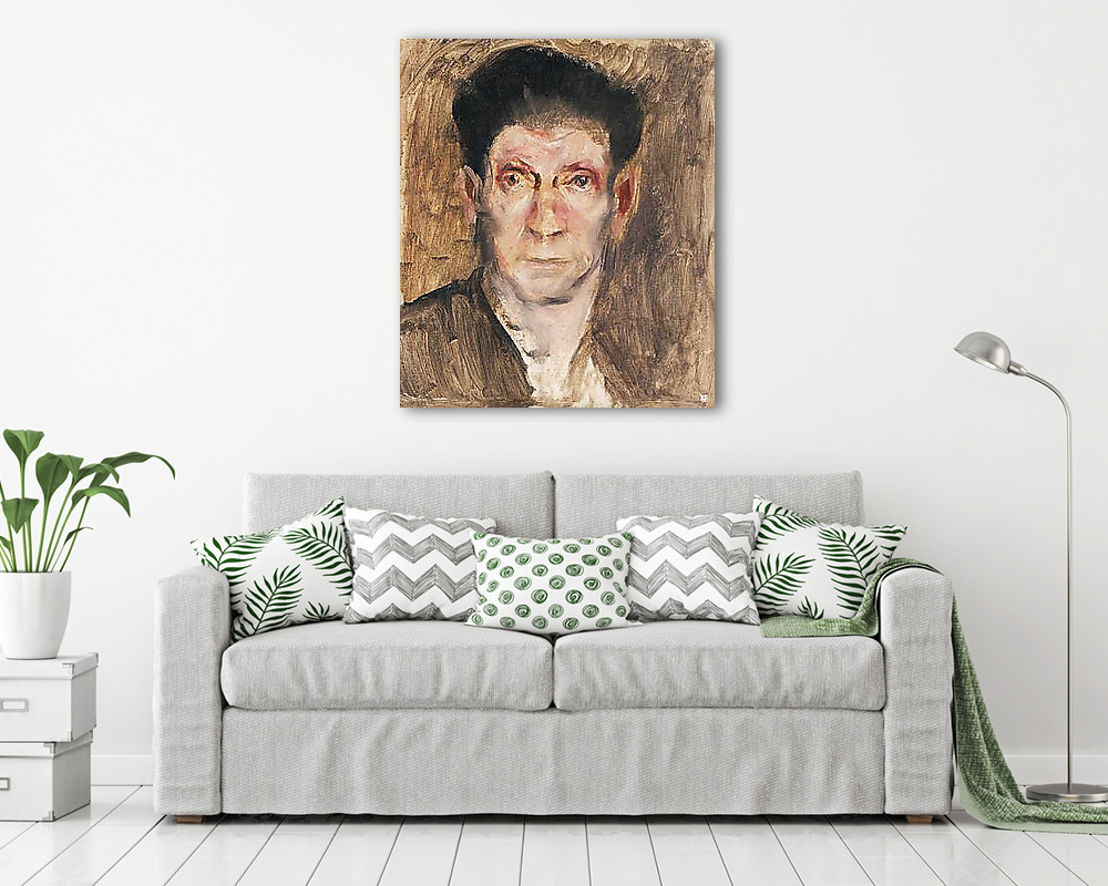 Férfi potré (keretezett kép) - vászonkép, falikép otthonra és irodába