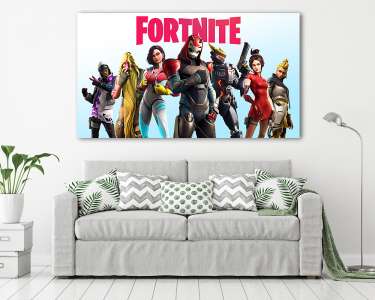 Fortnite - Chapter 1 Season 9  (vászonkép) - vászonkép, falikép otthonra és irodába
