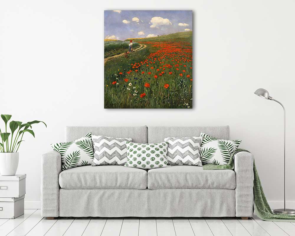 Pipacs a mezőn (1901-1902) (vászonkép) - vászonkép, falikép otthonra és irodába