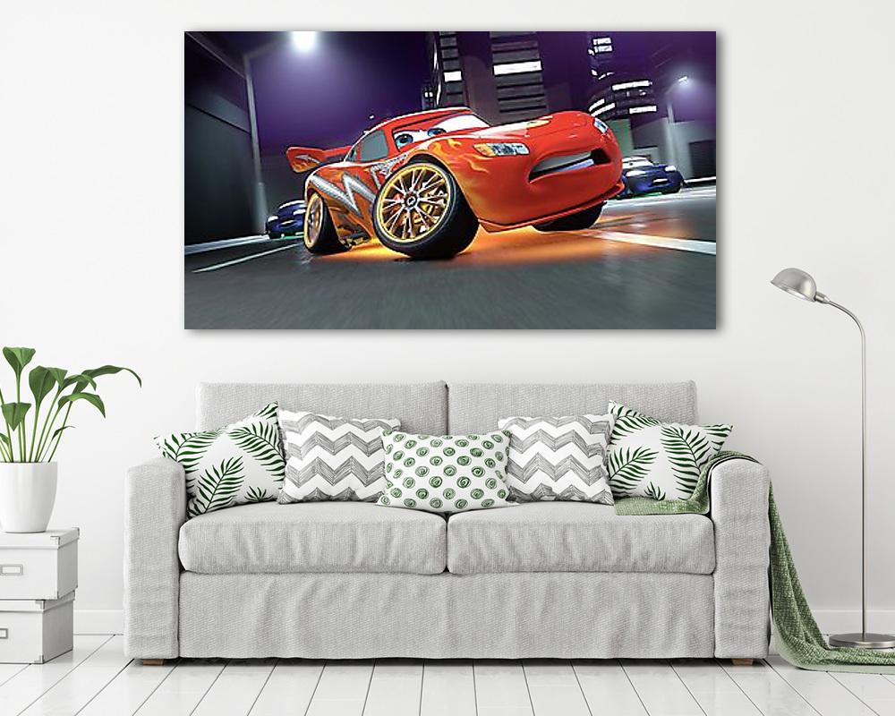 Villám McQueen versenyben, Verdák (vászonkép) - vászonkép, falikép otthonra és irodába