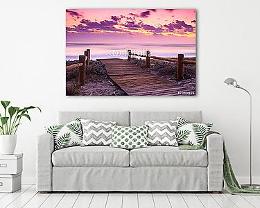 Sunset strand (vászonkép) - vászonkép, falikép otthonra és irodába
