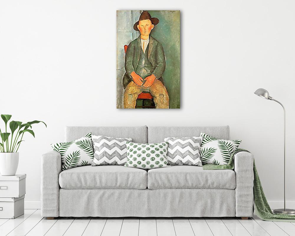 Paraszt fiú (poszter) - vászonkép, falikép otthonra és irodába