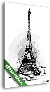 Eiffel-torony - vászonkép 3D látványterv