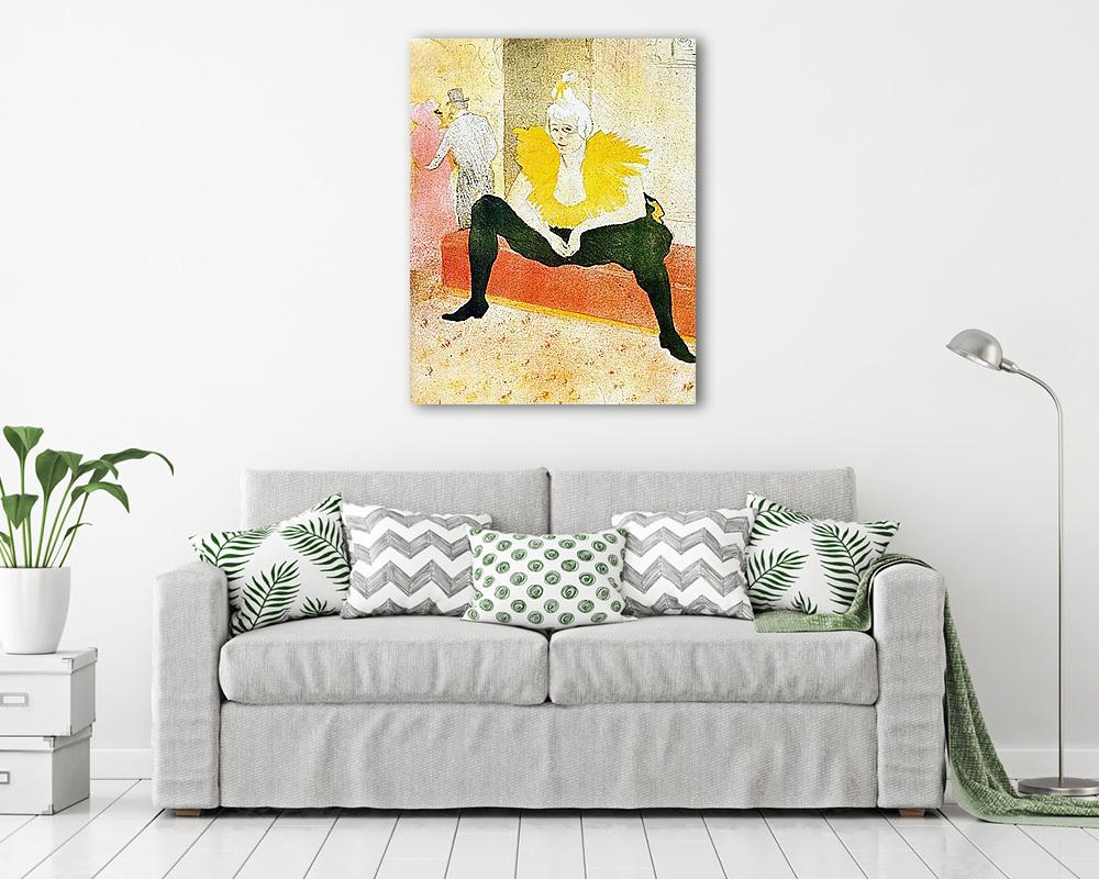 Ülő bohóc (vászonkép) - vászonkép, falikép otthonra és irodába