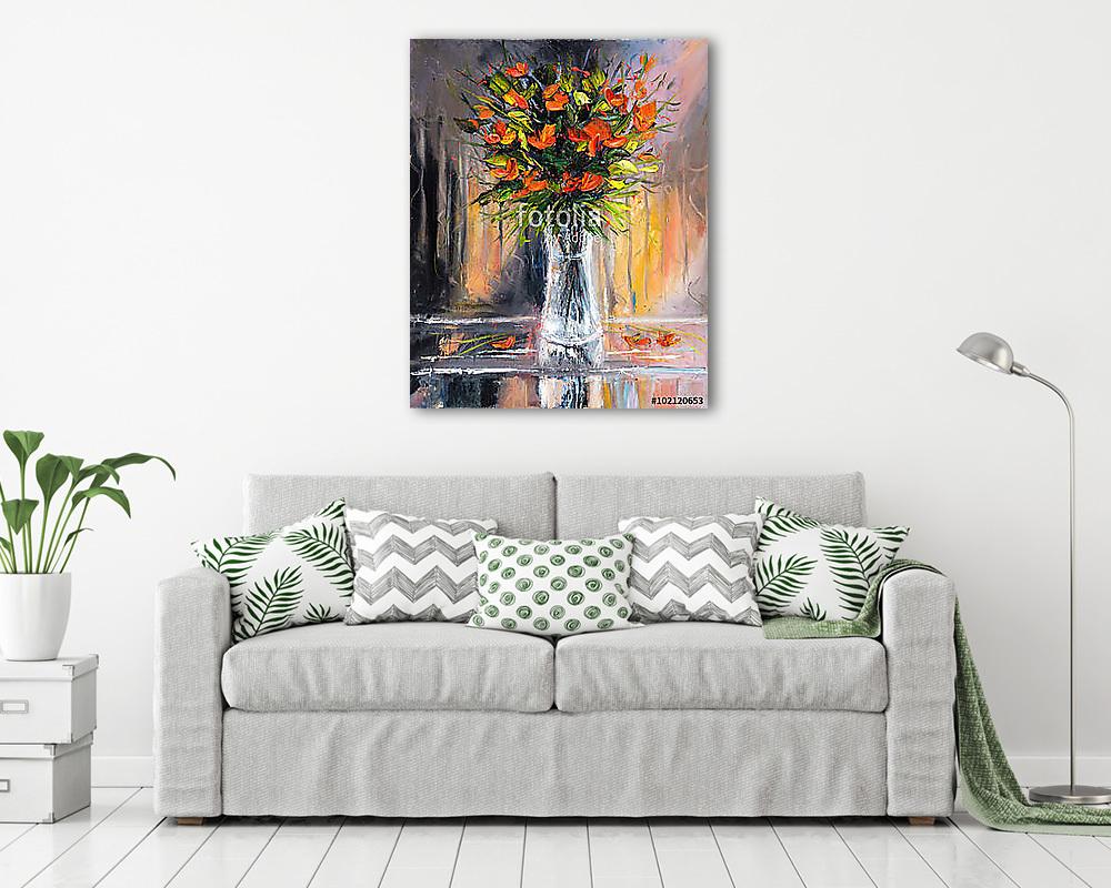 Flower bouquet (vászonkép) - vászonkép, falikép otthonra és irodába