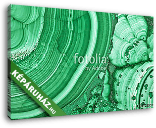 green malachite beautiful texture macro - vászonkép 3D látványterv
