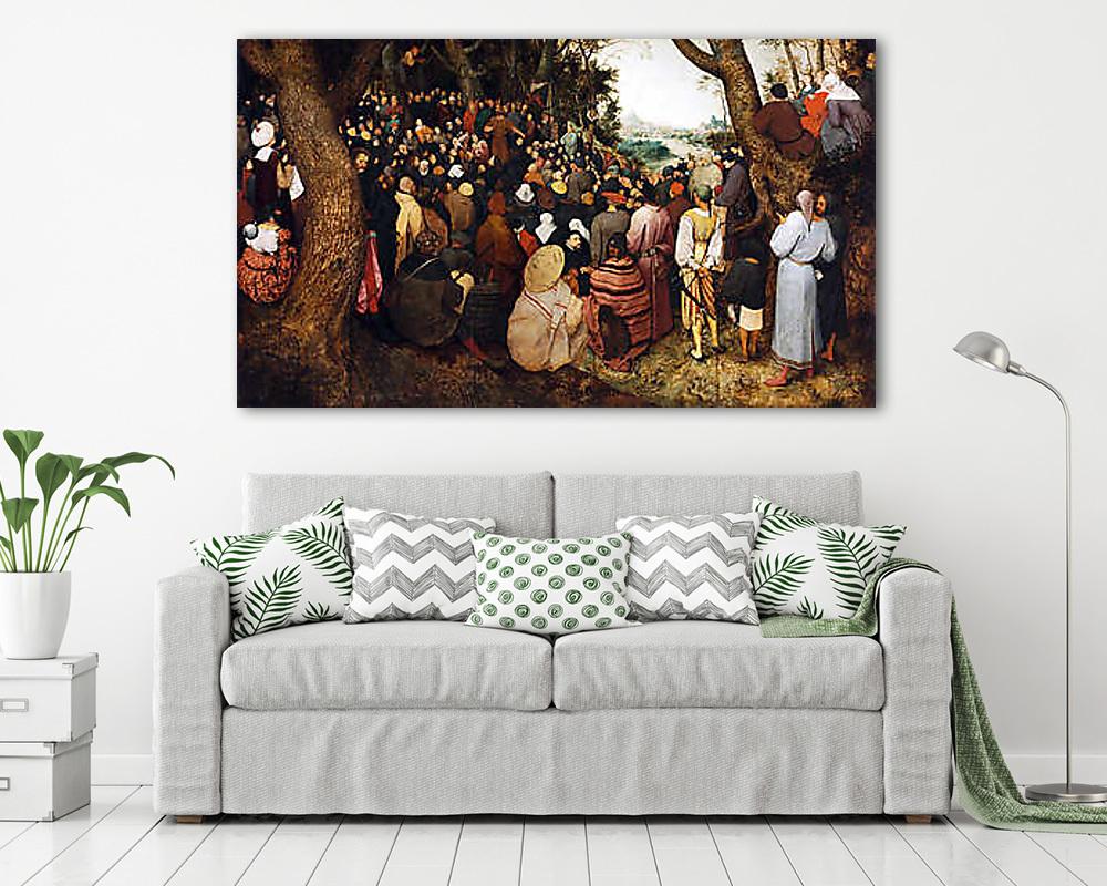  Keresztelő Szent János prédikációja (színverzió 1.) (vászonkép) - vászonkép, falikép otthonra és irodába