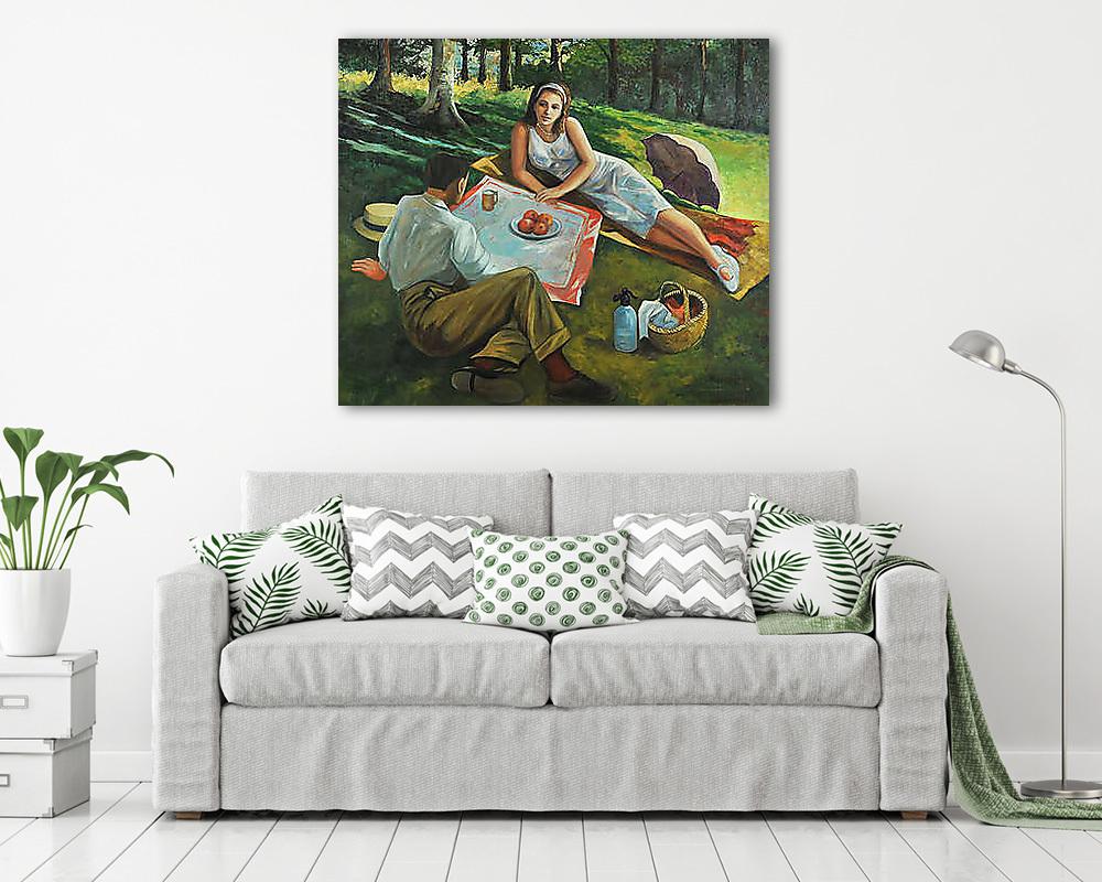 Kirándulás - vászonkép, falikép vásárlás Kirándulás (keretezett kép) - vászonkép, falikép otthonra és irodába