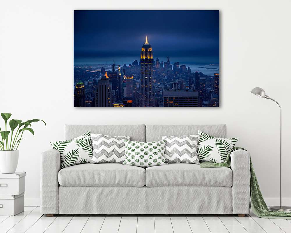 Empire State Building, New York (vászonkép) - vászonkép, falikép otthonra és irodába
