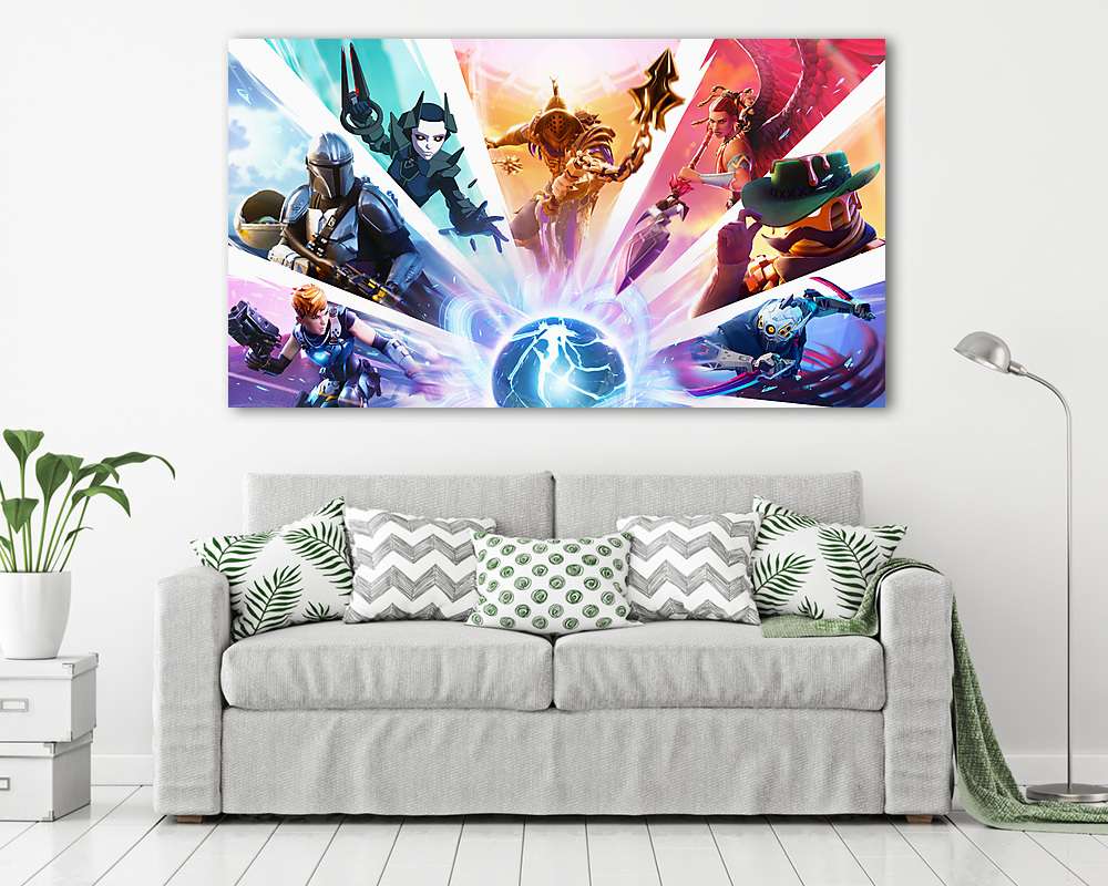 Fortnite Save The World (bögre) - vászonkép, falikép otthonra és irodába