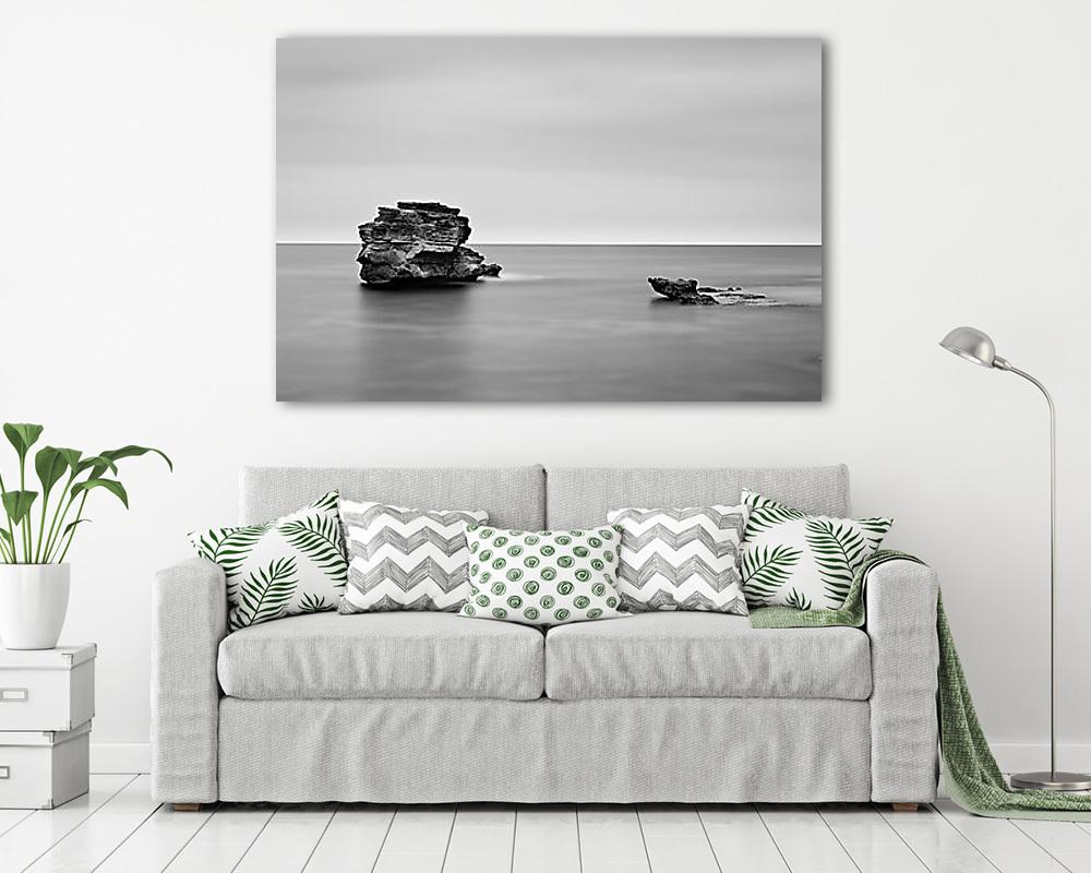 Sziklák a tengerben, Mallorca (vászonkép) - vászonkép, falikép otthonra és irodába