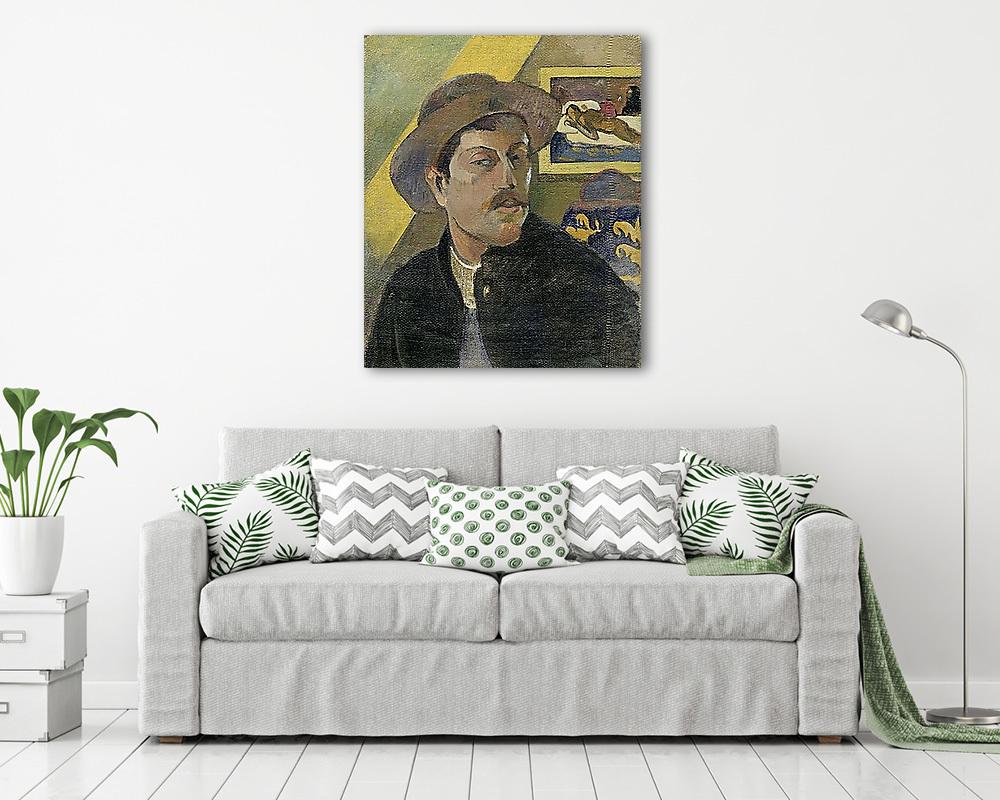 Önarckép kalappal (vászonkép) - vászonkép, falikép otthonra és irodába